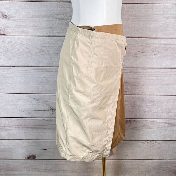 Acne Beige and Tan Midi Skirt - Picture 3 of 7